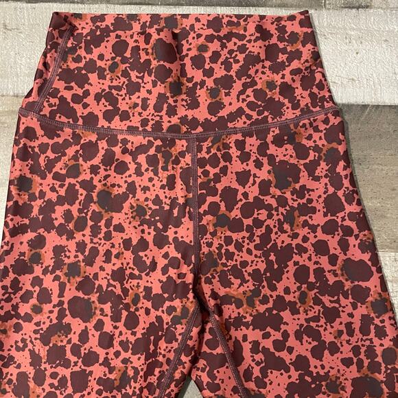 Sage Women's 2 Pc Set Longline Sports Bra & Leggings Inkspot Print sz XS - Picture 8 of 13